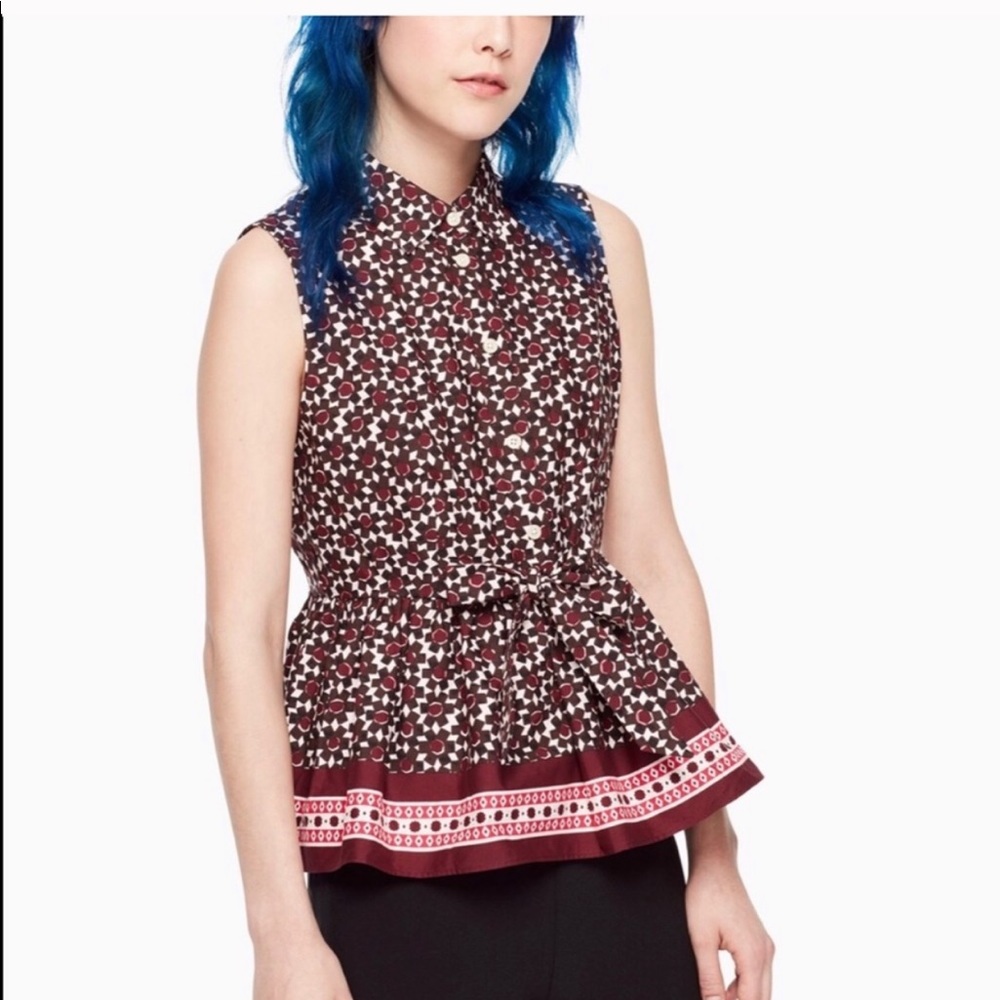 Kate spade peplum top
